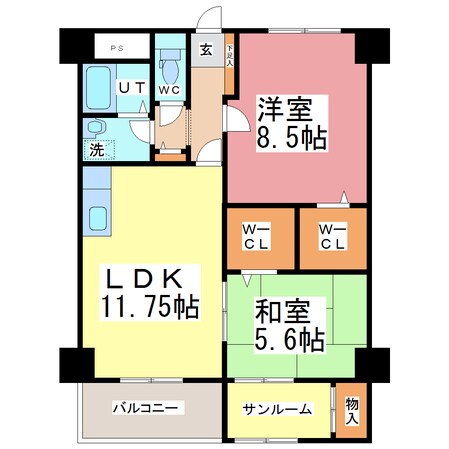 アウスピオーリの物件間取画像